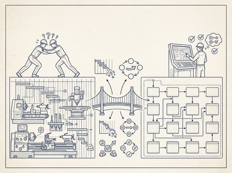 Cover illustration for "Scheduling the work, not the machine"
